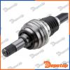 Demi-Arbre de Transmission ATM arrière pour VW | NPW-VW-222, 7P0501201GX